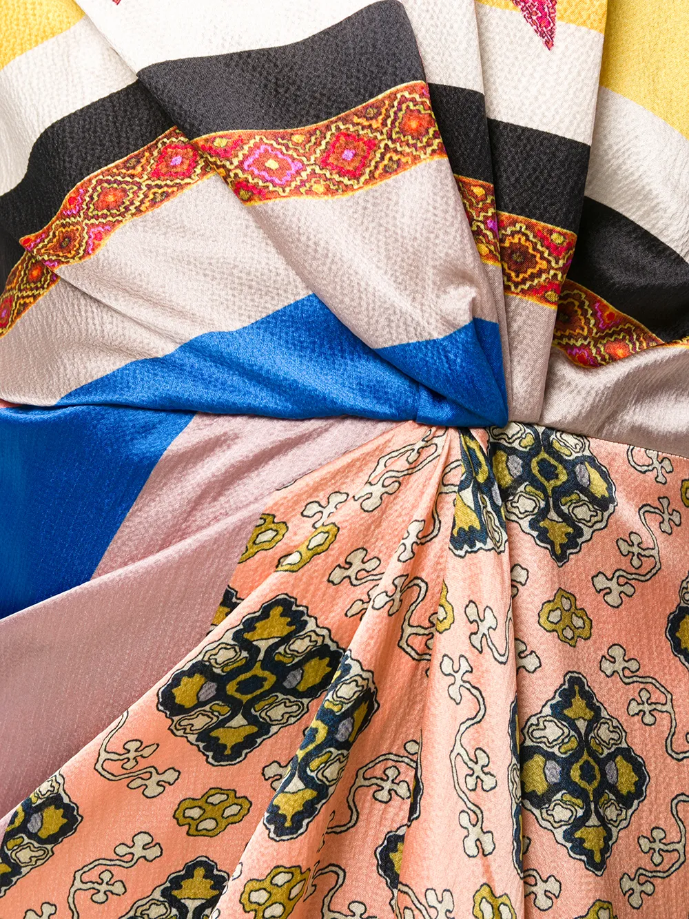 ETRO gebreide jurk met patroon Roze