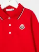 Moncler Kids قميص بولو بأكمام طويلة
