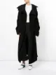 الصورة 2 من Yohji Yamamoto Pre-Owned معطف مطوية أكثر برقبة
