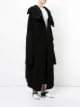 Yohji Yamamoto Pre-Owned معطف مطوية أكثر برقبة