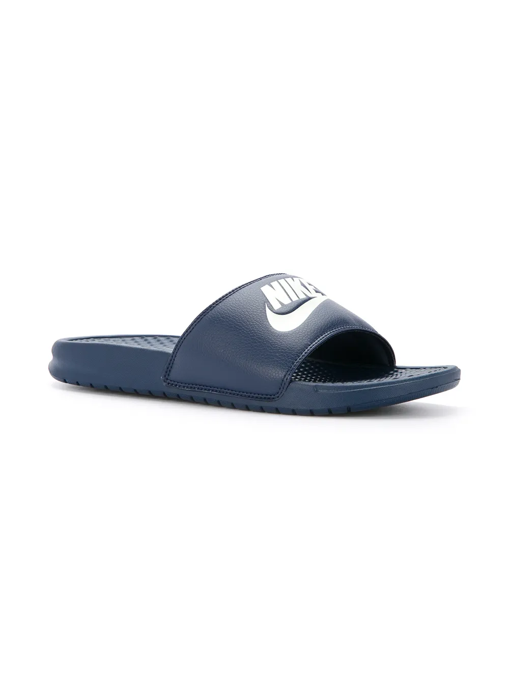 Nike Benassi Jdi "black" In Blue