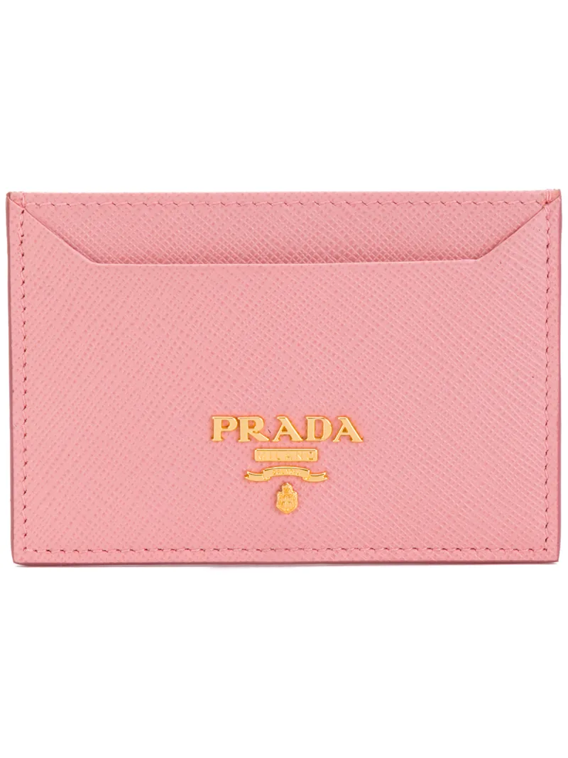 визитница с логотипом Prada