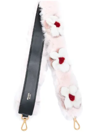 Prada Daisy Rabbit Fur Bag Strap Farfetch Prada Daisy Rabbit Fur Bag Strap