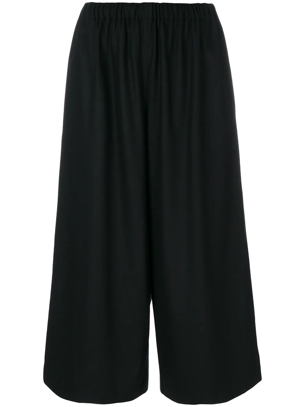 Comme Des Garçons Comme Des Garçons wijde cropped broek Zwart