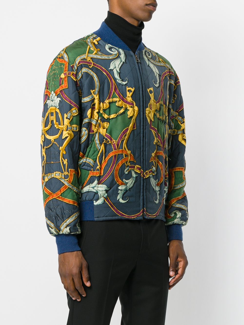 Hermès Reversible Patterned Bomber Jacket - Farfetch