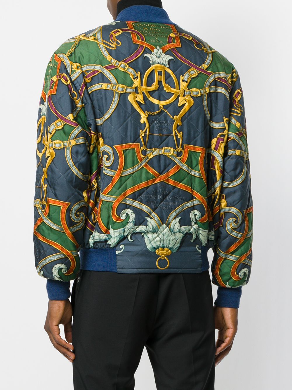 Hermès Reversible Patterned Bomber Jacket - Farfetch