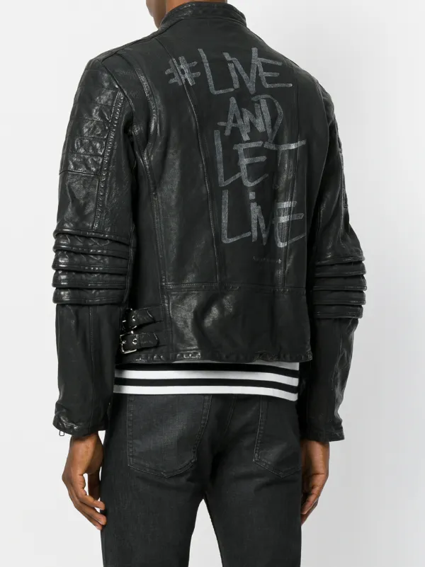 Neil Barrett Zipped Jacket | Black | FARFETCH FI
