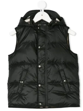 burberry vest kids white