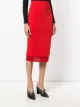Givenchy layered hem midi skirt