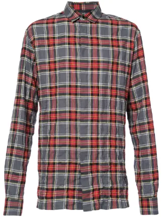 Haider Ackermann Plaid Shirt 512 Online Mobile Friendly Haider Ackermann Plaid Shirt