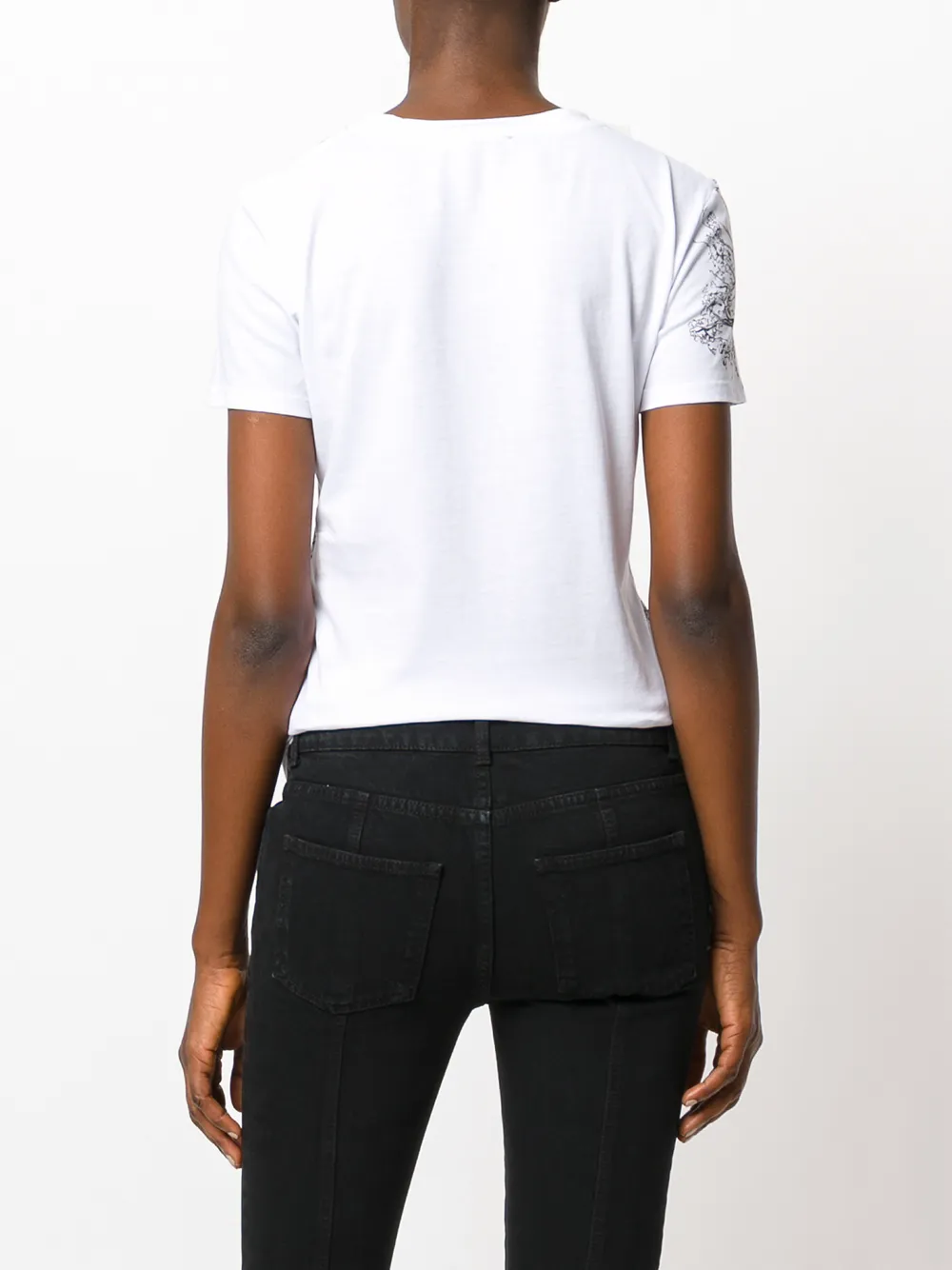 Alexander McQueen woodland print T-shirt Wit