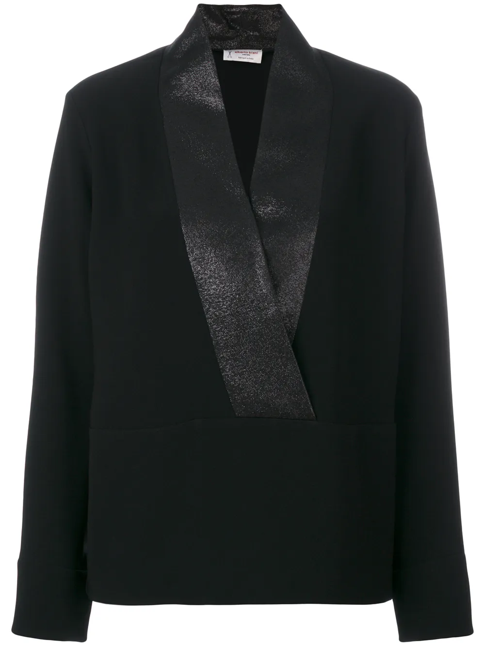 Alberto Biani smoking top Zwart