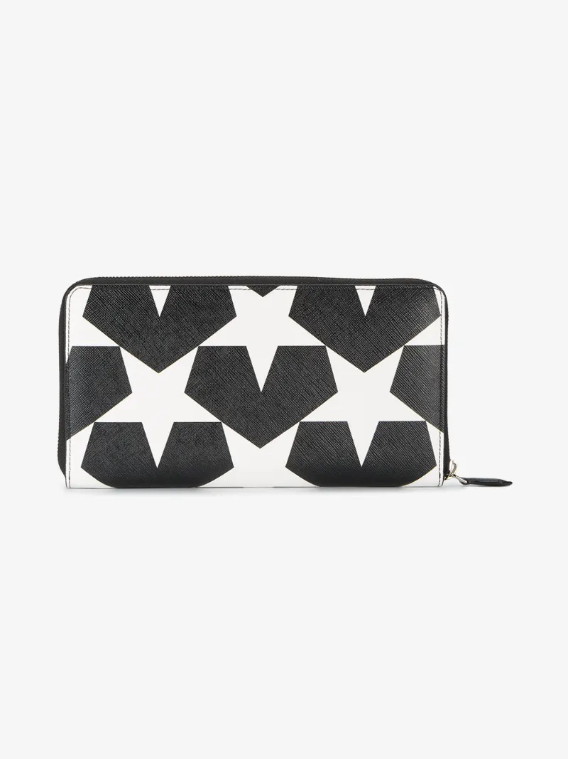 Givenchy star print zip-around wallet