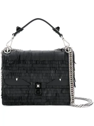 Fendi Fringed Small Kan I Crossbody Bag Farfetch Fendi Fringed Small Kan I Crossbody Bag