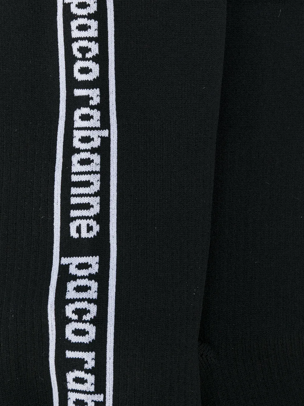  Rabanne Logo Socks - Black 
