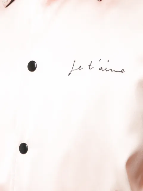 SAINT LAURENT JE T'AIME TEDDY JACKET