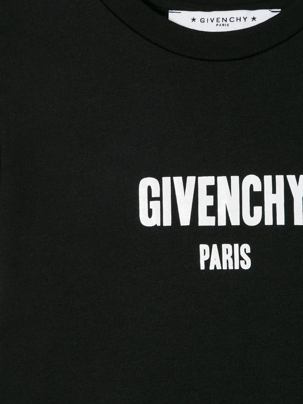 Givenchy Logo Print T-shirt In Black