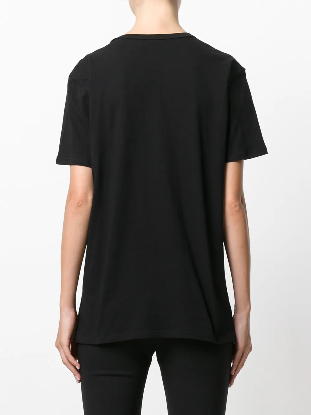 Alexander Mcqueen Embellished T-shirt In Black