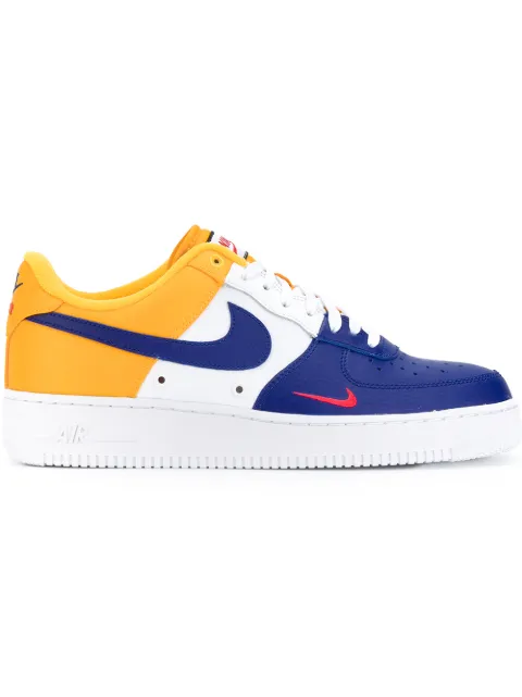 nike air force yellow and blue