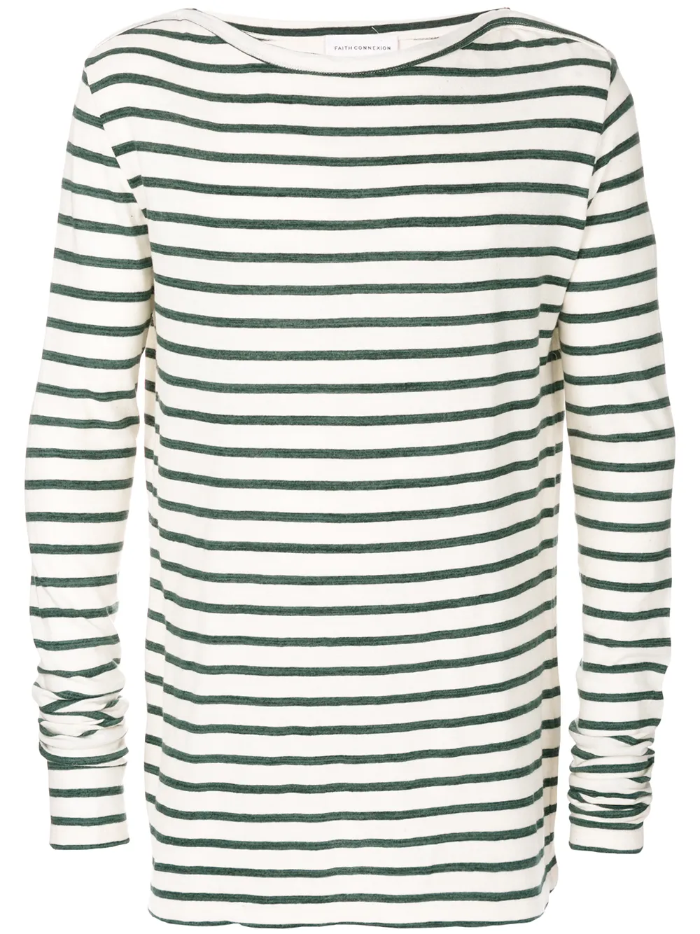 Faith Connexion striped T-shirt – White