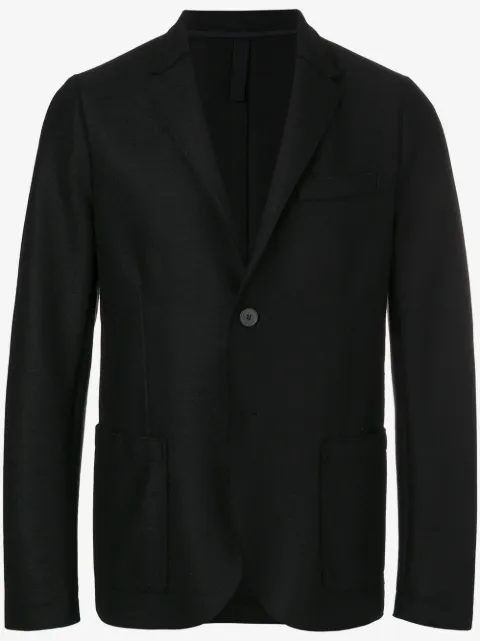 Harris Wharf London single-breasted virgin wool blazer