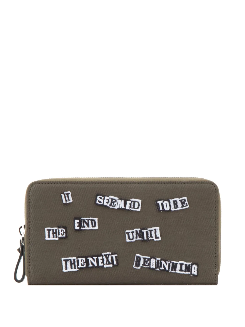 Valentino Garavani Portemonnee met rits Y33 ARMY GREEN