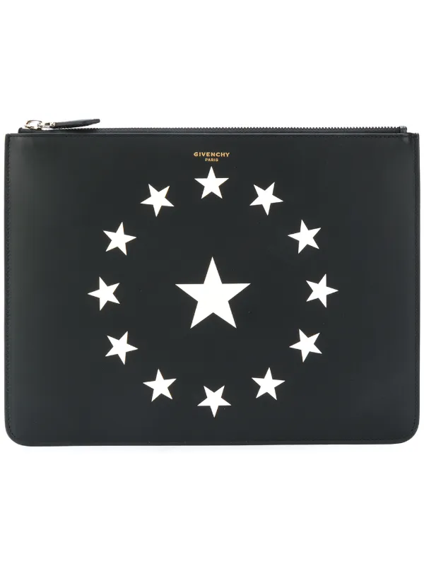 最新人気 スター柄 Givenchy クラッチバッグ JP FARFETCH | ブラック | バッグ