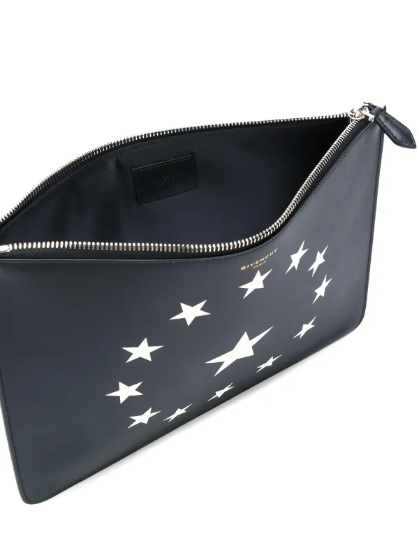 Givenchy スター柄 クラッチバッグ | ブラック | FARFETCH JP