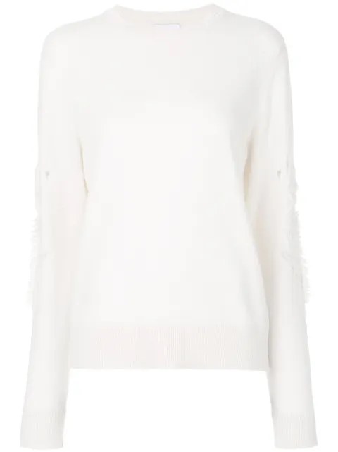 Barrie Romantic Timeless cashmere round neck pullover