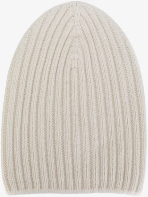 Barrie ribbed-knit cashmere beanie