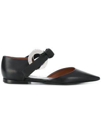 Proenza Schouler Grommet D Orsay Flats Farfetch