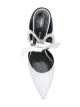 Proenza Schouler Grommet block heel mules