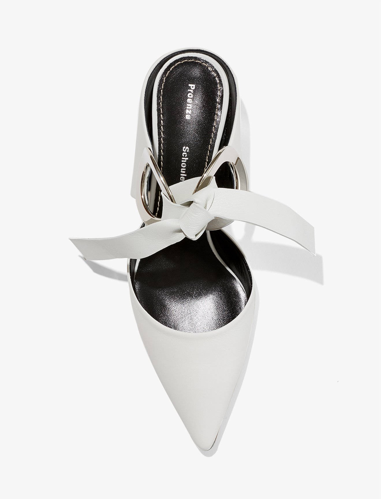 Grommet block heel mules #3