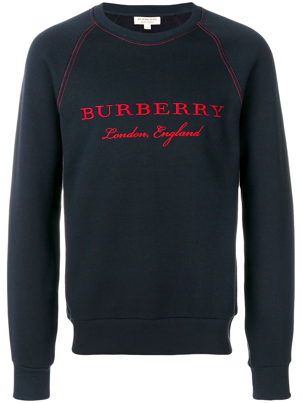 burberry embroidered jersey sweatshirt