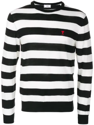 ami striped sweater