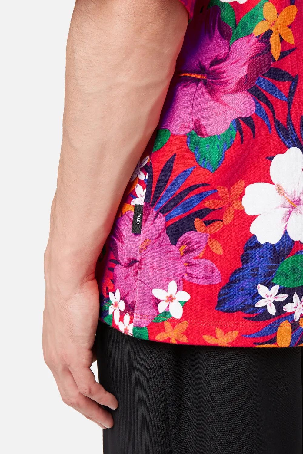 Oversized T Shirt Flowers Print On Now Ami Paris Oversized T Shirt Flowers Print