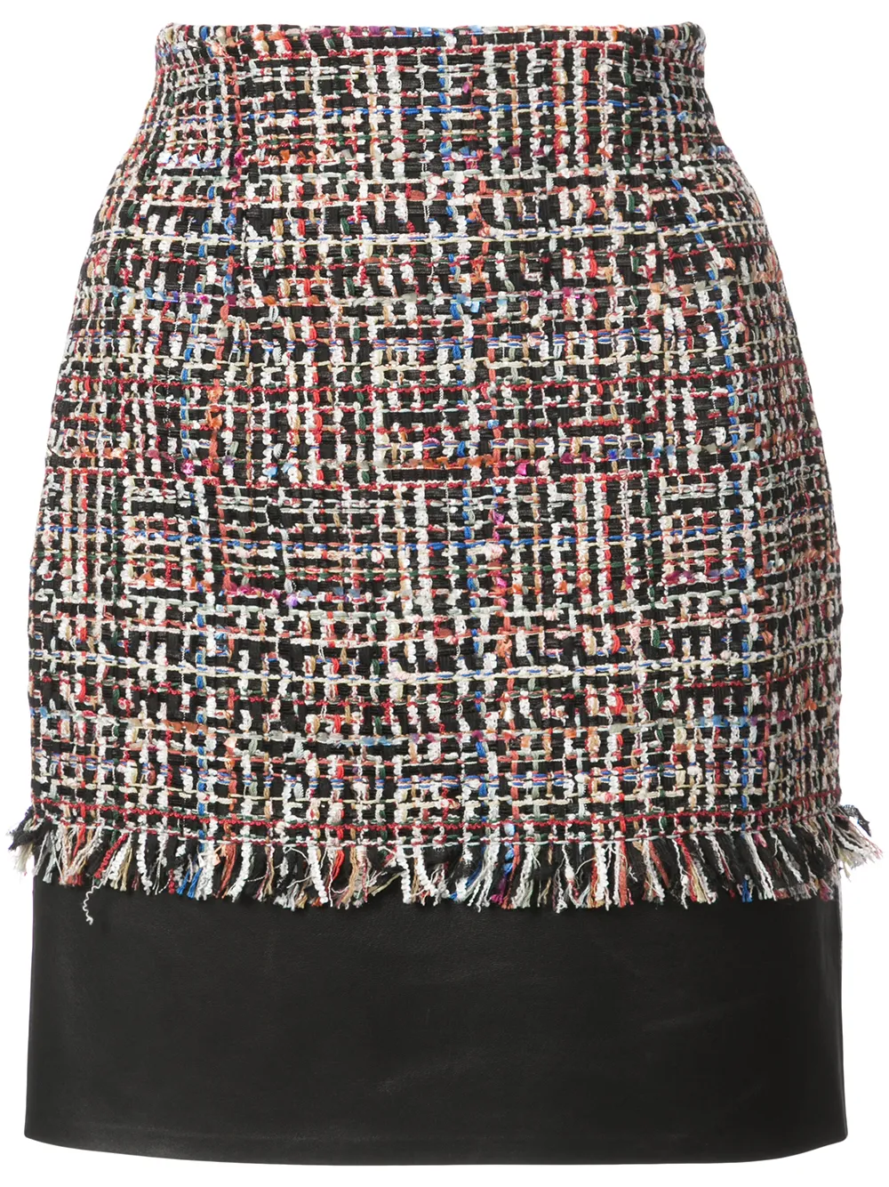 Alexander McQueen tweed mini skirt Veelkleurig