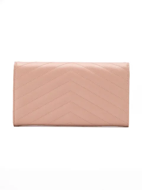 SAINT LAURENT LARGE MONOGRAM FLAP WALLET