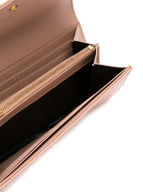 SAINT LAURENT LARGE MONOGRAM FLAP WALLET