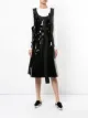 Image 2 of Comme Des Garçons Pre-Owned pinafore dress with tear detailing