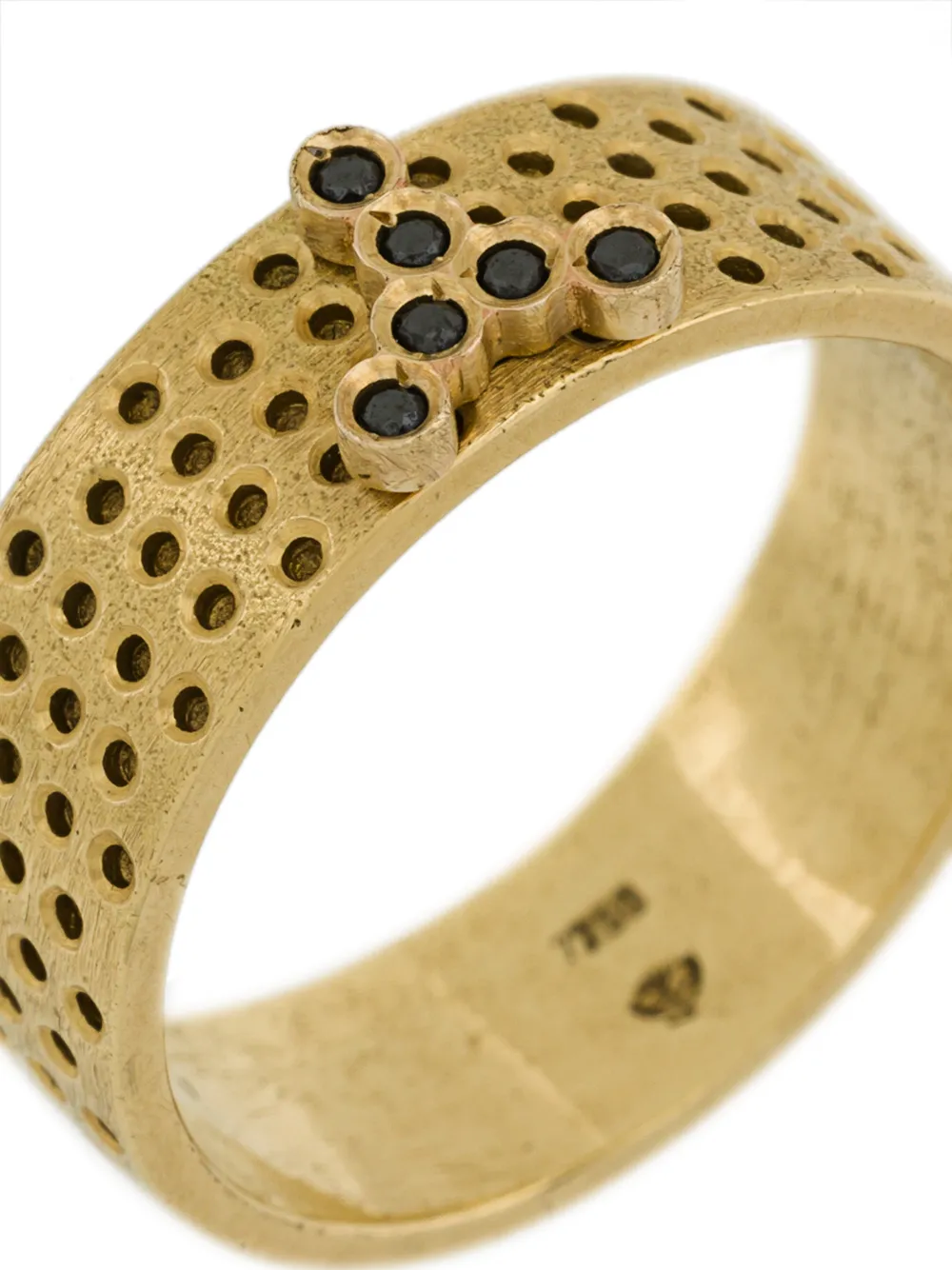 Фото 3 - Savoir Joaillerie кольцо 'Lui' с черными бриллиантами от Savoir Joaillerie