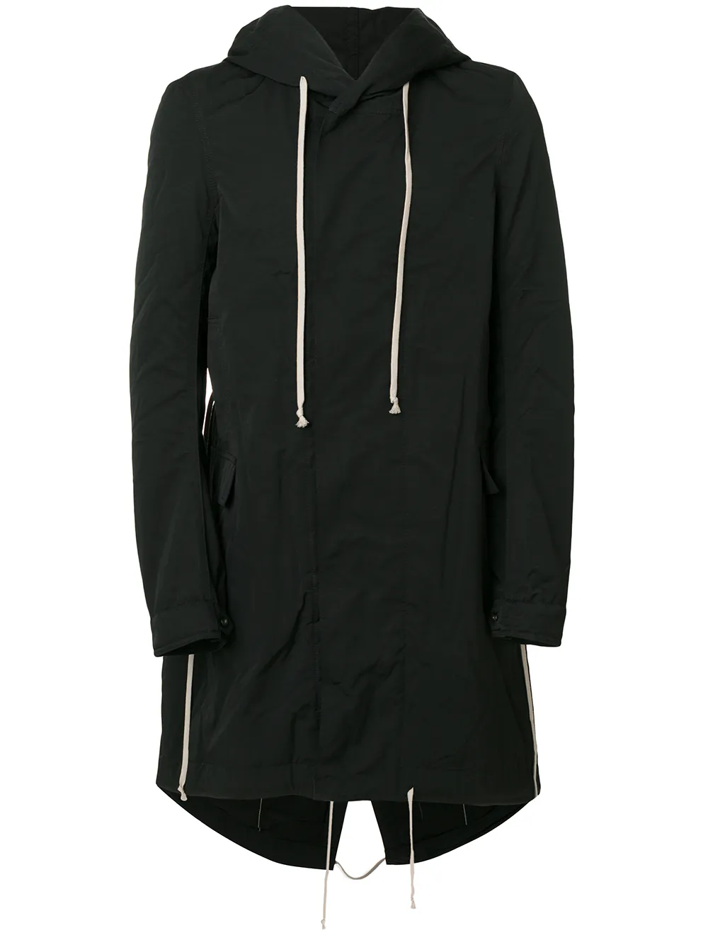 

Rick Owens DRKSHDW hooded coat - Black