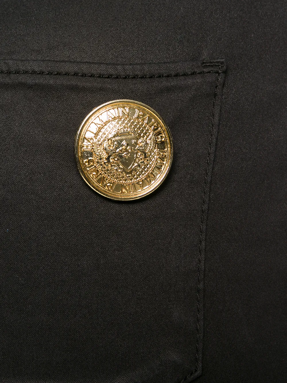 Balmain slim-fit broek Zwart