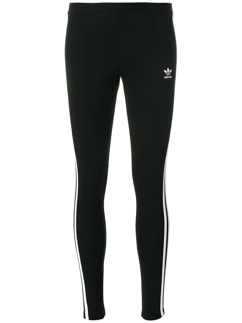 adidas Leggings con righe laterali - Nero