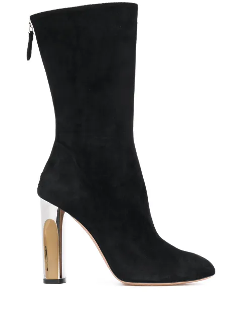 Alexander McQueen sculpted heel fitted boots