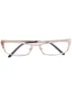 الصورة 1 من Yves Saint Laurent Pre-Owned نظارة مزين مستطيل