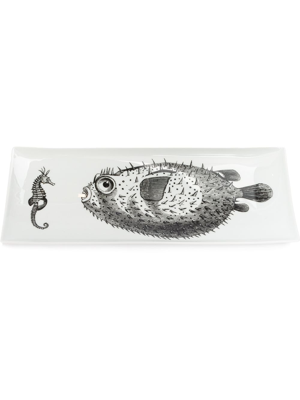 FORNASETTI PUFFERFISH & SEAHORSE PLATE P42X00812275792