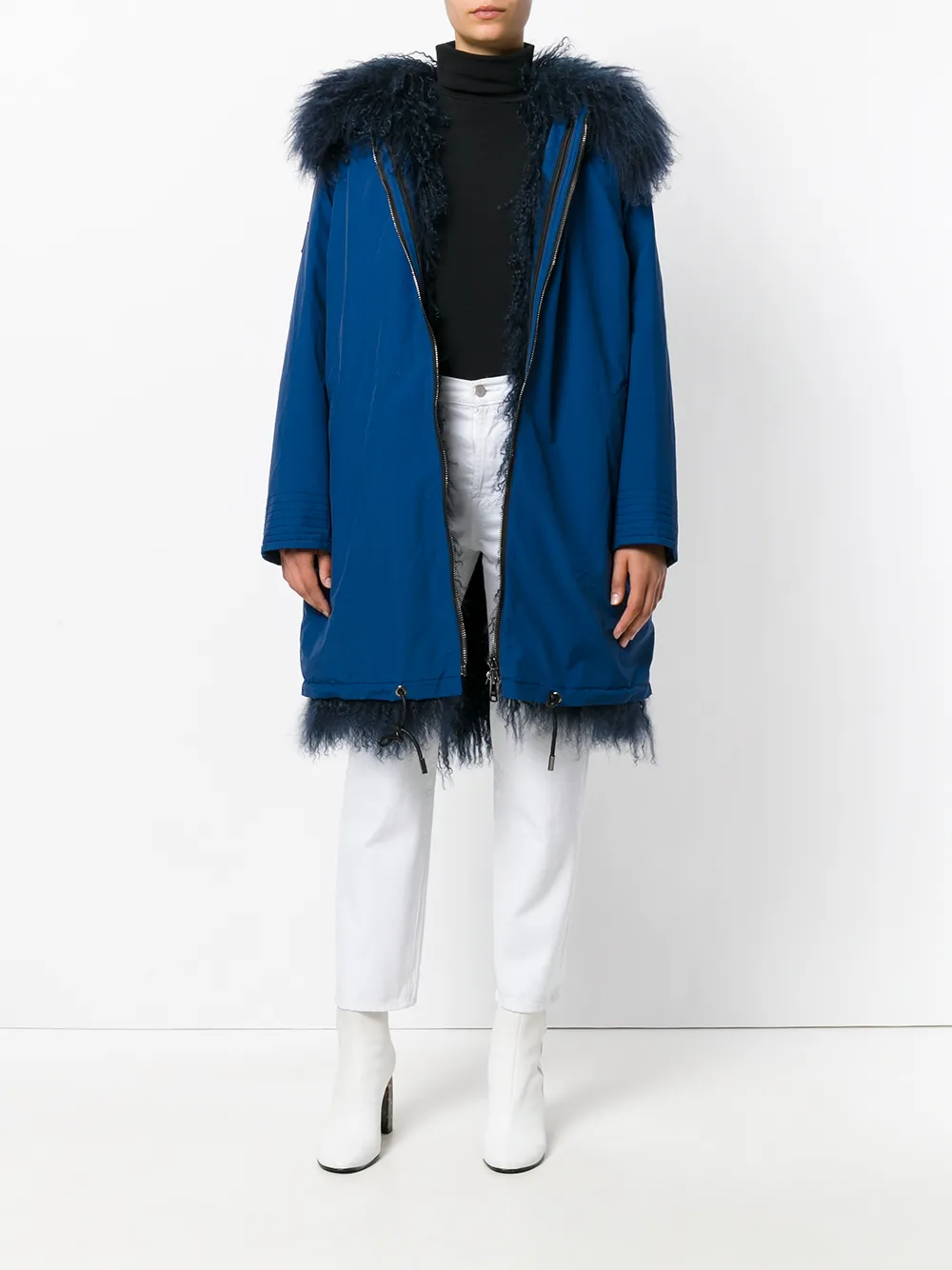 Gianfranco Ferré Pre-Owned fur trim parka | Faux Fur & Shearling Coats | Image 2