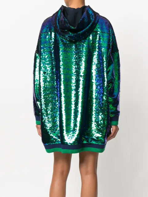 Mira Mikati sequin hoodie