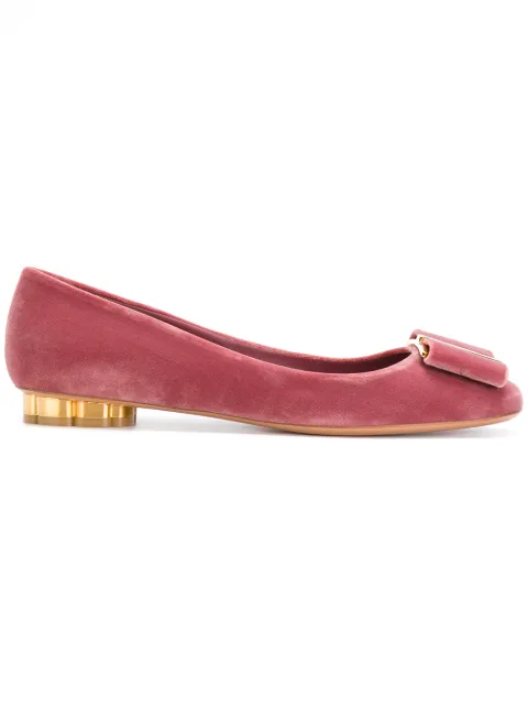 salvatore ferragamo vara bow ballerina shoes